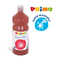 Tempera pronta Primi Passi 1lt terra siena bruciata PRIMO 204BR1000730