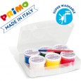 VALIGETTA 6 COLORI A DITA 100gr c/pennello PRIMO 221TD100SP