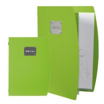 PORTA MENU A4-24x34cm VERDE RIO con 1 INSERTO DOPPIO MC-RCA4-GR