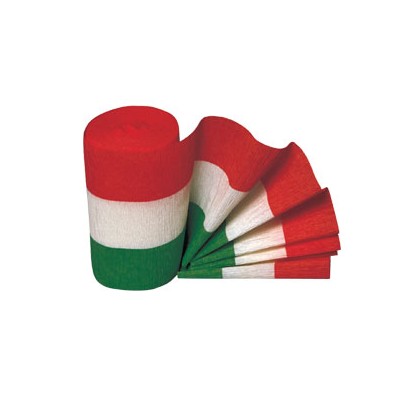 3 ROTOLI CARTA CRESPA TRICOLORE 10MT X 10CM SADOCH KT1X1