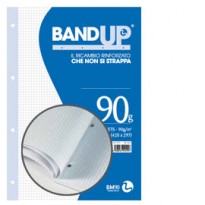 BLOCCO COLLATO FORATI RINFORZATI BANDUP A4 90gr 40fg 4mm BM 0106435 - Conf da 10 pz.