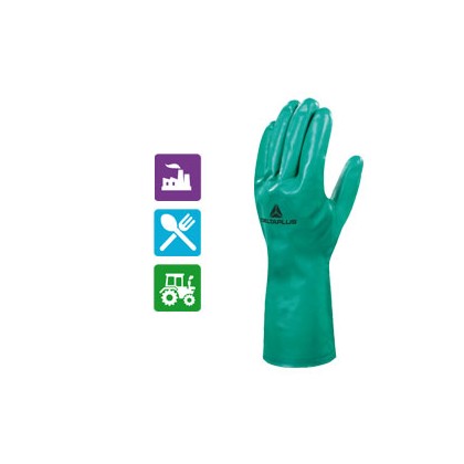 GUANTO DA LAVORO INDUSTRIALE Nitrex 801 Tg.09 in NITRILE VE801VE09