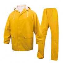 COMPLETO IMPERMEABILE EN304 Tg. XL giallo (giacca+pantalone) EN304JAXG2