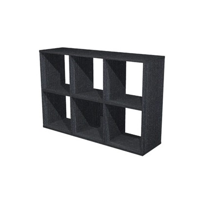 LIBRERIA 6 CASELLE 104x29,2cm-H69,8cm NERO VENATO - RAINBOW 6MaxC/8