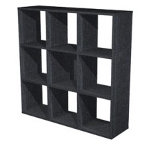 LIBRERIA 9 CASELLE 104x29,2cm-H103,9cm NERO VENATO - RAINBOW 9MaxC/8