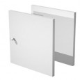 COPPIA ANTINE GRIGIO ALLUMINIO per LIBRERIA RAINBOW 2A MaxC/5