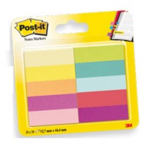 SEGNAPAGINA Post-it 670-10AB-EU 500FG in 10COLORI INDEX 12,7x44mm in CARTA 63152