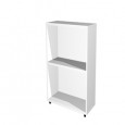 LIBRERIA BASSA A GIORNO 40x32cm - H81,5cm BIANCO LBasL40_3