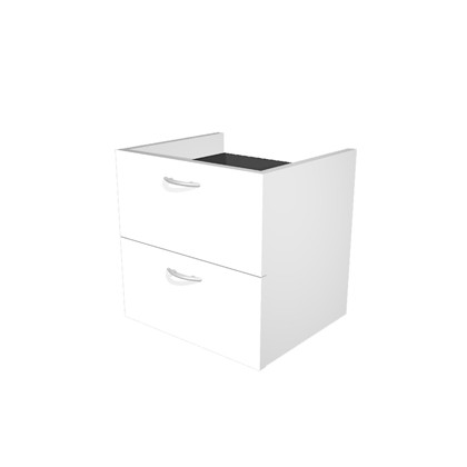 COPPIA CASSETTI 36x29x35,5cm x libreria L40 BIANCO CL40_3