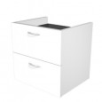 COPPIA CASSETTI 36x29x35,5cm x libreria L40 BIANCO CL40_3