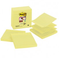 RICARICA 90foglietti Post-it  Super Sticky 101x101mm righe R440-SSCY GIALLO C 7100234252 - Conf da 5 pz.