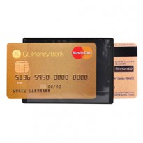 HIDENTITY  Duo 85x60mm per bancomat /carta di credito NERO Exacompta 5401E - Conf da 10 pz.