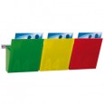 KIT VISION Kanban L75cm con 3 TASCHE A4 COLORATE 1002127