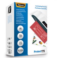 Scatola 100 pouches PROTECT175 175mic A4 Fellowes 5308703