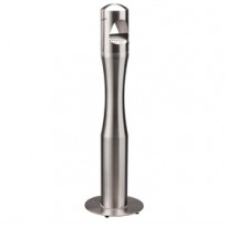 Portacenere a colonna H100cm in acciaio inox 108007