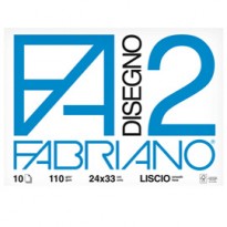 ALBUM P.M. FABRIANO2 (24X33CM) 10FG 110GR LISCIO 04204105 - Conf da 10 pz.