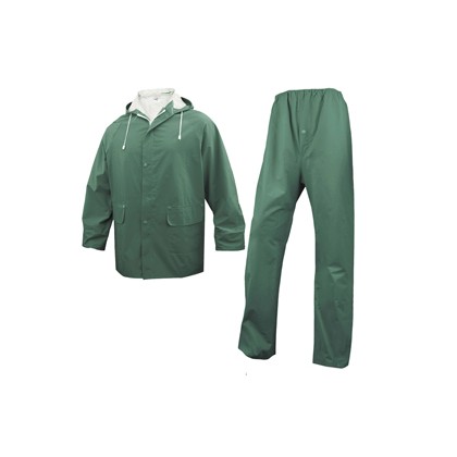 COMPLETO IMPERMEABILE EN304 Tg. M verde (giacca+pantalone) EN304VETM2