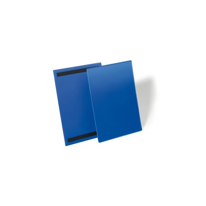 50 buste identificazione magnetiche 210x297mm (A4-VERT.) art.1744 Blu DURABLE 1744-07