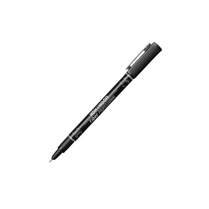 FINELINER PROFESSIONAL FIBER NERO 0,1MM DH2101 - Conf da 10 pz.