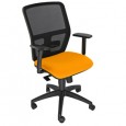 Seduta operativa ergonomica Kemper A Arancio c/bracc.reg. KMA/EA