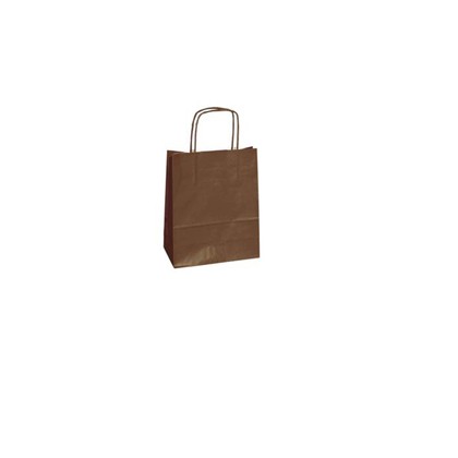 25 shoppers carta kraft 36x12x41cm twisted marrone 022647