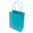 25 shoppers carta kraft 36x12x41cm twisted turchese 073915