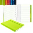 Notebook f.to A5 a righe 56 pag. nero similpelle Filofax L115007
