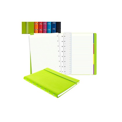 Notebook f.to A5 a righe 56 pag. blu similpelle Filofax L115009