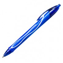 Scatola 12 penna sfera scatto Gelocity quick dry blu BIC 950442