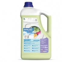 Detersivo liquido lavatrice Washdet Muschio Bianco 5Lt Sanitec 2025