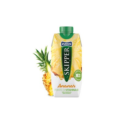 Succo Skipper gusto ANANAS BRICK 330ml Zuegg ZUFAN - Conf da 18 pz.