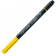 Pennarello a 2 punte AQUA BRUSH DUO giallo limone LYRA L6520007 - Conf da 10 pz.