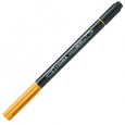 Pennarello a 2 punte AQUA BRUSH DUO giallo di cadmio scuro LYRA L6520008 - Conf da 10 pz.