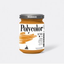 Colore vinilico Polycolor vasetto 140 ml ocra gialla Maimeri M1220131