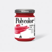 Colore vinilico Polycolor vasetto 140 ml carminio Maimeri M1220166 - Conf da 3 pz.