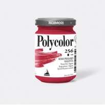 Colore vinilico Polycolor vasetto 140 ml rosso primario magenta Maimeri M1220256 - Conf da 3 pz.