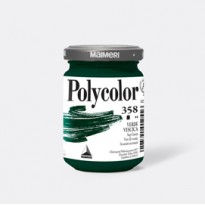 Colore vinilico Polycolor vasetto 140 ml verde vescica Maimeri M1220358