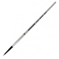 Pennello sintetico Punta Extra Lunga Graduate n.10/0 manico corto Daler Rowney D212181090 - Conf da 3 pz.