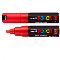 Marcatore UNI POSCA PC7M p.large 4,5-5,5mm rosso UNI MITSUBISHI M PC7M R