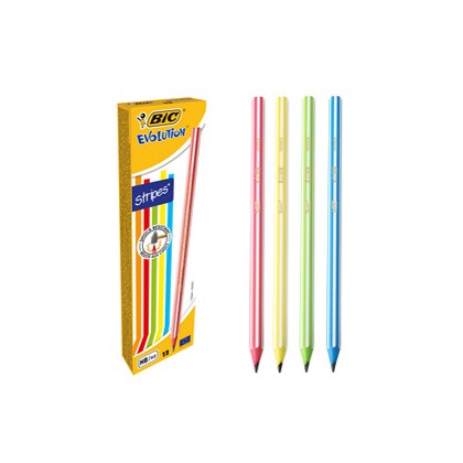 Scatola 12 matite Evolution Stripes BIC 918487