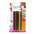 12 stick colle colori assortiti per pistola mini TG02M .7mm - lungh.10cm Cwr 12070