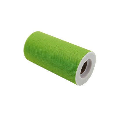 Tulle in rotolo 12,5cmx25mt verde Big Party 85067