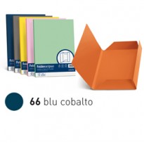 25 cartelline 3 lembi LUCE 200gr 24,5x34,5cm blu cobalto FAVINI A506434