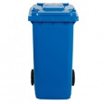 Bidone carrellato 120Lt blu per raccolta differenziata 1/120/5-BLB