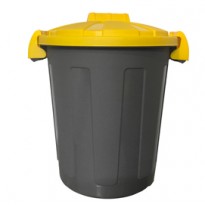 Contenitore portarifiuti Dusty 25Lt c/coperchio giallo 105/25-GIA