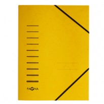 Cartellina giallo con elastico in cartoncino A4 PAGNA 24001-05