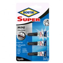 Colla istantanea universale Bostik Super Mini Blister 3x1g D2743