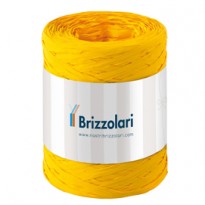 Rafia sintetica 6802 5mmx200mt colore giallo 02 Brizzolari 01003702