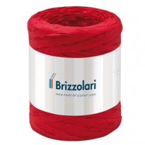 Rafia sintetica 6802 5mmx200mt colore rosso 07 Brizzolari 01003707