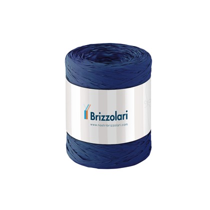 Rafia sintetica 6802 5mmx200mt colore blu scuro 37 Brizzolari 01003737